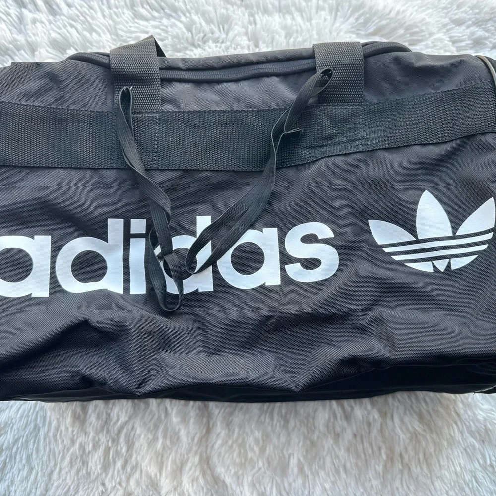adidas Originals Black Santiago 2.0 Duffel Bag #CL5436